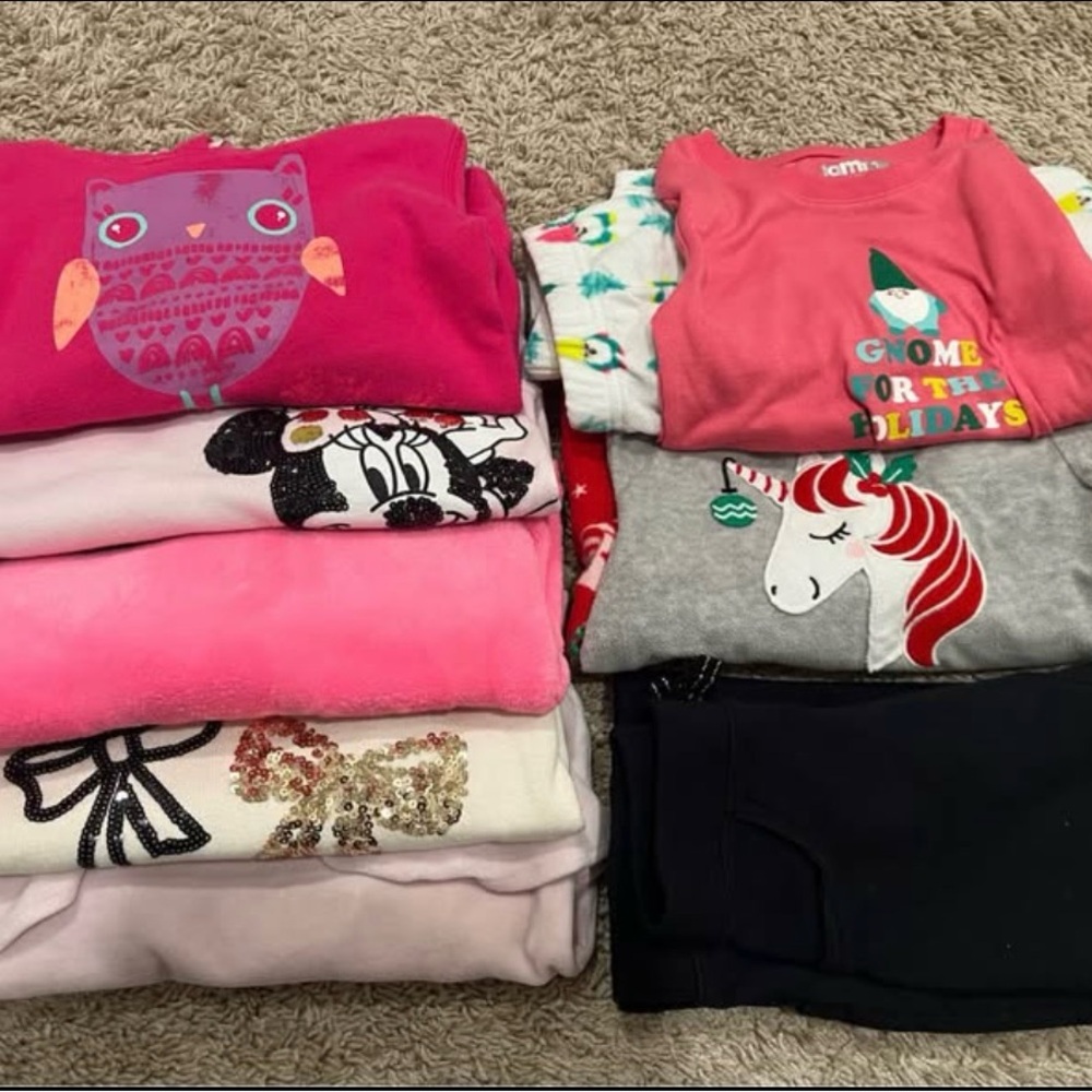 Kids Pink Owl Shirt